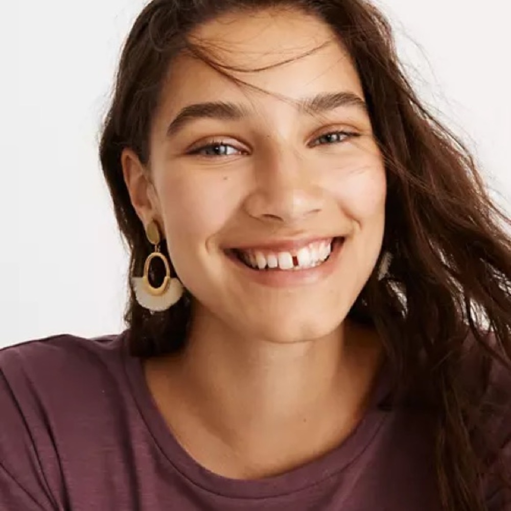 Madewell Fringe Statement Earrings - Picture 2 of 3